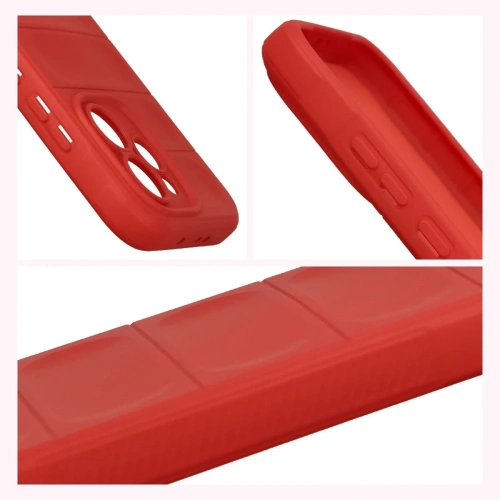 Pancerne etui Bizon Case Tur do Oppo Reno 15 Pro czerwone