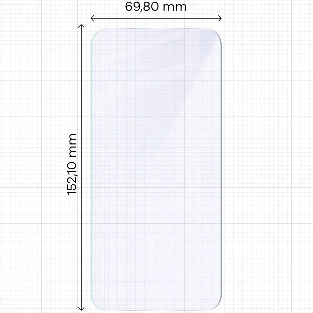 Elastyczne szkło hybrydowe Bizon Glass Mule Duo do Honor 400 [2 PACK]