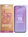 Elastyczne szkło hybrydowe Bizon Glass Mule Duo do Apple iPhone 15 Pro Max [2 PACK]