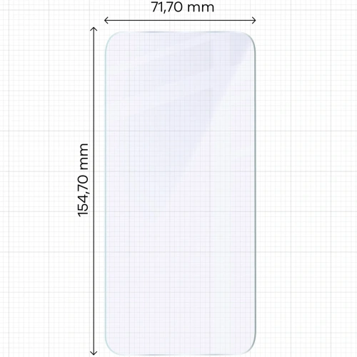 Elastyczne szkło hybrydowe Bizon Glass Mule Duo do Apple iPhone 15 Pro Max [2 PACK]