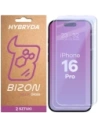Elastyczne szkło hybrydowe Bizon Glass Mule Duo do Apple iPhone 16 Pro [2 PACK]
