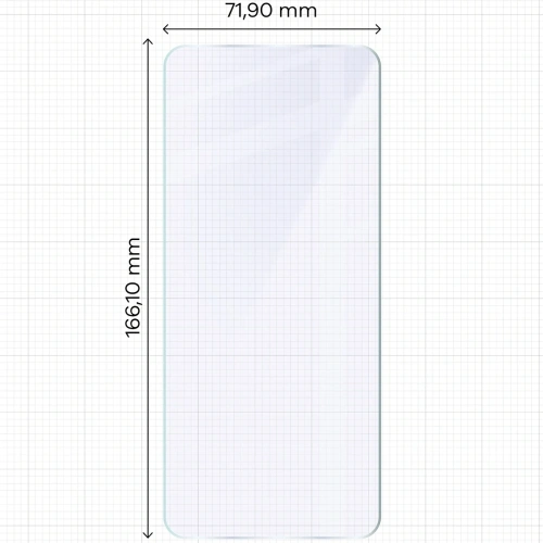 Elastyczne szkło hybrydowe Bizon Glass Mule Duo do Motorola Moto G06 Power [2 PACK]