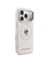 Etui Karl Lagerfeld Point & Choupette Sketch MagSafe do Apple iPhone 17 Pro różowy