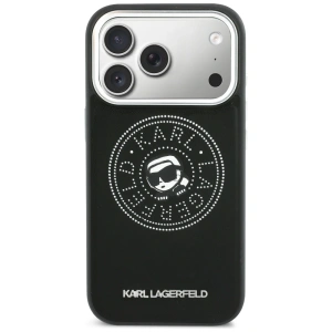 Etui Karl Lagerfeld Point & Karl Sketch MagSafe do Apple iPhone 17 Pro czarny
