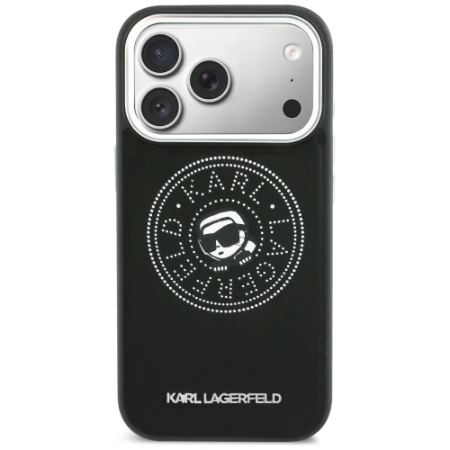 Etui Karl Lagerfeld Point & Karl Sketch MagSafe do Apple iPhone 17 Pro czarny