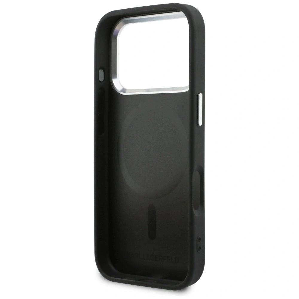 Etui Karl Lagerfeld Point & Karl Sketch MagSafe do Apple iPhone 17 Pro Max czarny