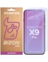 Elastyczne szkło hybrydowe Bizon Glass Mule Duo do Oppo Find X9 Pro [2 PACK]