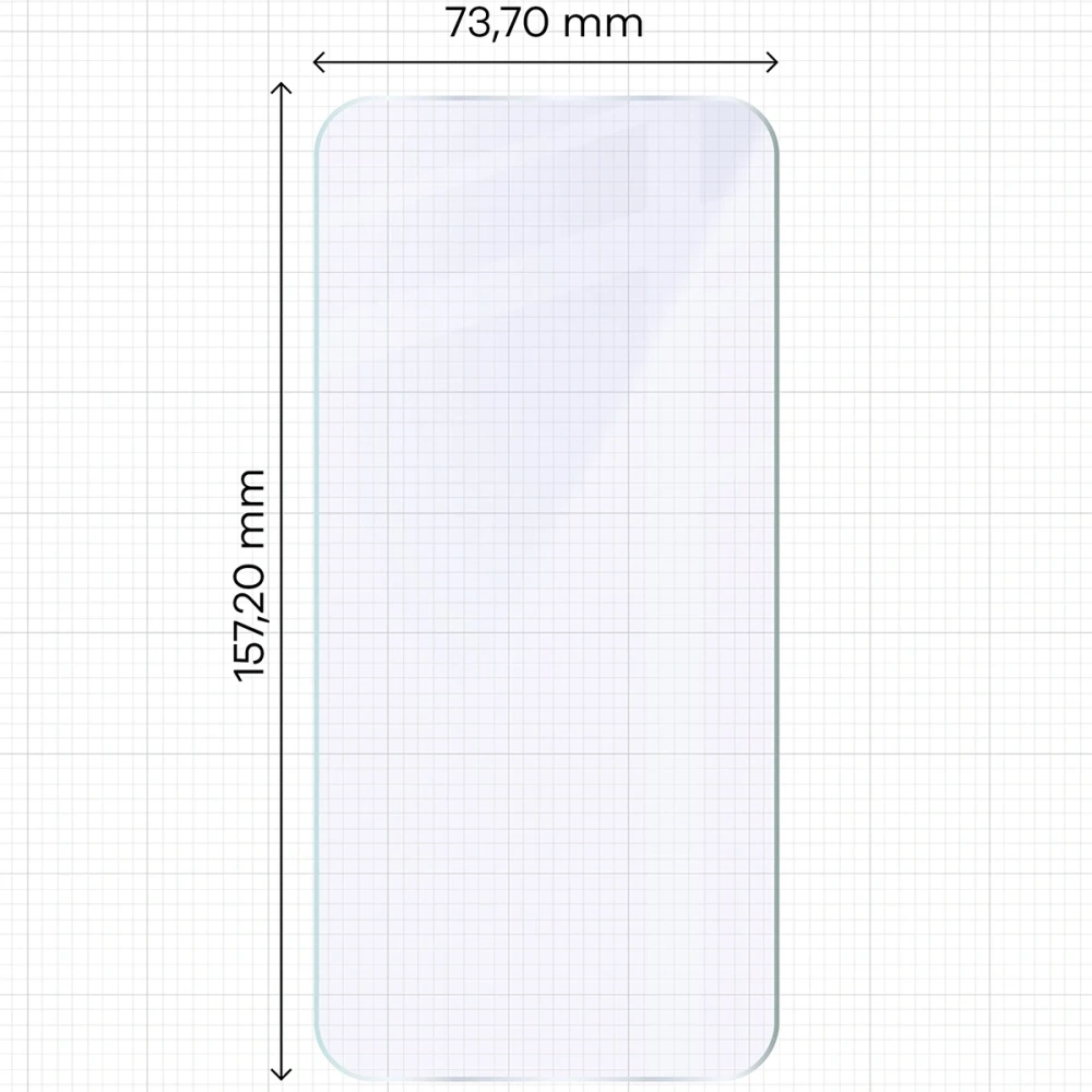 Elastyczne szkło hybrydowe Bizon Glass Mule Duo do Oppo Find X9 Pro [2 PACK]