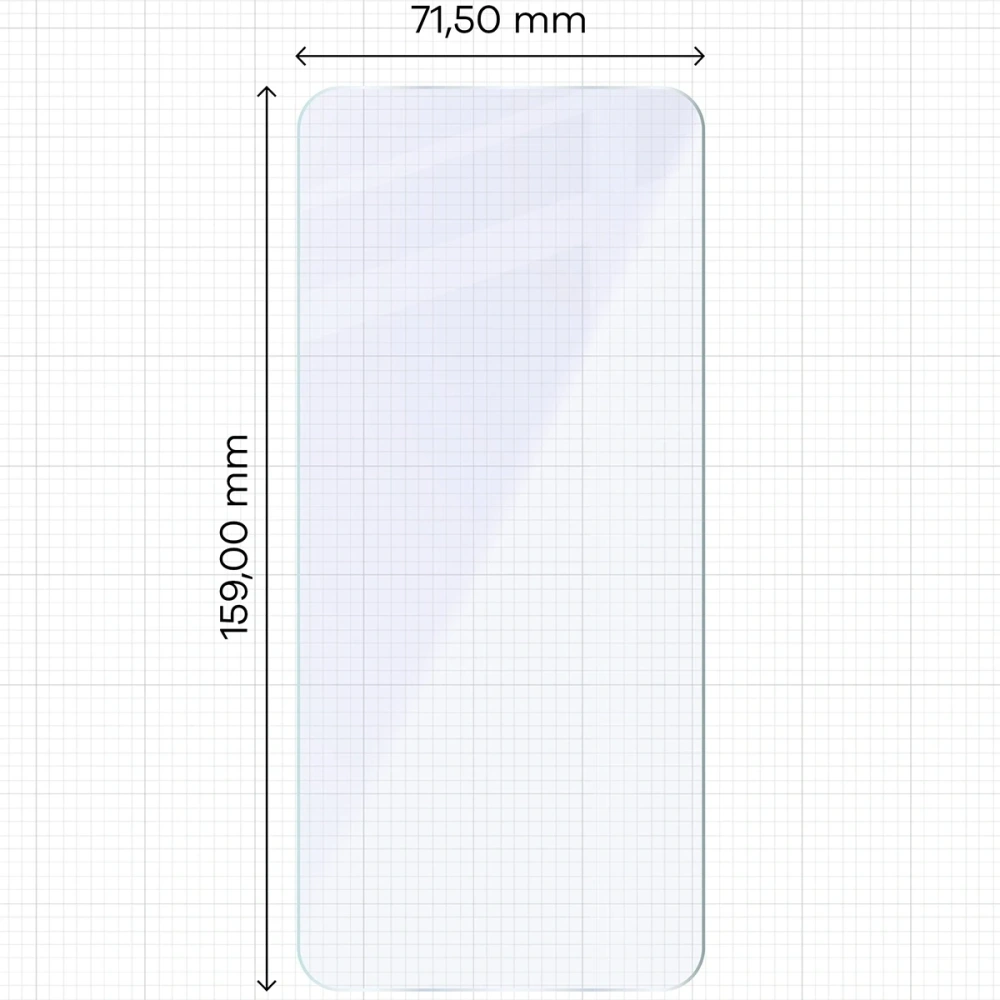 Elastyczne szkło hybrydowe Bizon Glass Mule Duo do Realme P3 Lite [2 PACK]