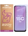 Elastyczne szkło hybrydowe Bizon Glass Mule Duo do Xiaomi Redmi 15C 5G [2 PACK]