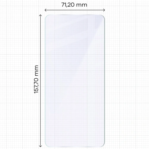 Elastyczne szkło hybrydowe Bizon Glass Mule Duo do Vivo V60 Lite 5G [2 PACK]