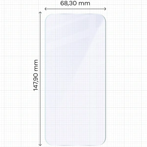 Elastyczne szkło hybrydowe Bizon Glass Mule Duo do Vivo X200 FE [2 PACK]