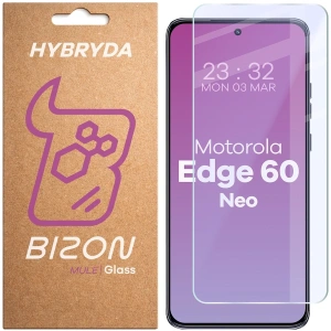 Elastyczne szkło hybrydowe Bizon Glass Mule do Motorola Edge 60 Neo