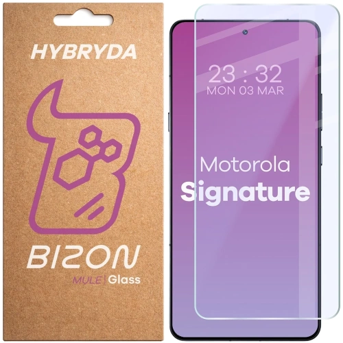 Elastyczne szkło hybrydowe Bizon Glass Mule do Motorola Signature