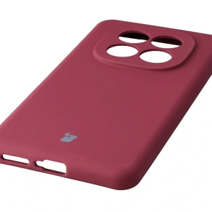 Silikonowe etui Bizon Soft Case do Xiaomi Redmi Note 15 Pro 4G ciemnofioletowe