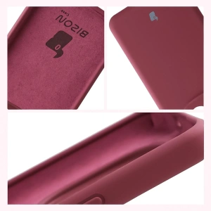 Silikonowe etui Bizon Soft Case do Xiaomi Redmi Note 15 Pro 4G ciemnofioletowe