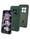 Silikonowe etui Bizon Soft Case do Xiaomi Redmi Note 15 Pro+ Plus 5G / POCO M8 Pro 5G ciemnozielone