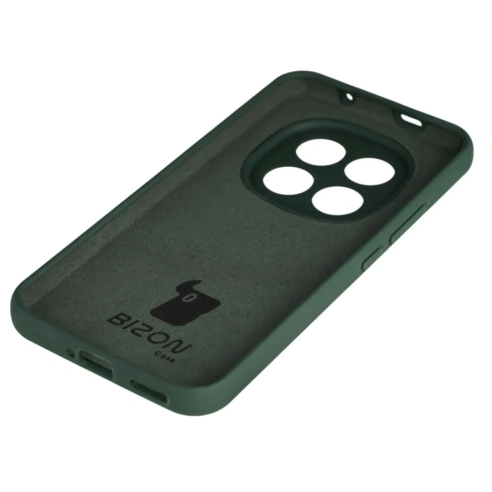 Silikonowe etui Bizon Soft Case do Xiaomi Redmi Note 15 Pro+ Plus 5G / POCO M8 Pro 5G ciemnozielone