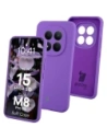 Silikonowe etui Bizon Soft Case do Xiaomi Redmi Note 15 Pro+ Plus 5G / POCO M8 Pro 5G fioletowe