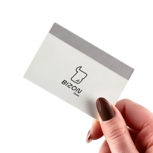 Rakla do montażu folii i szkła Bizon Accessories Squeegee biało-szara