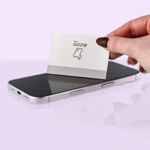 Rakla do montażu folii i szkła Bizon Accessories Squeegee biało-szara