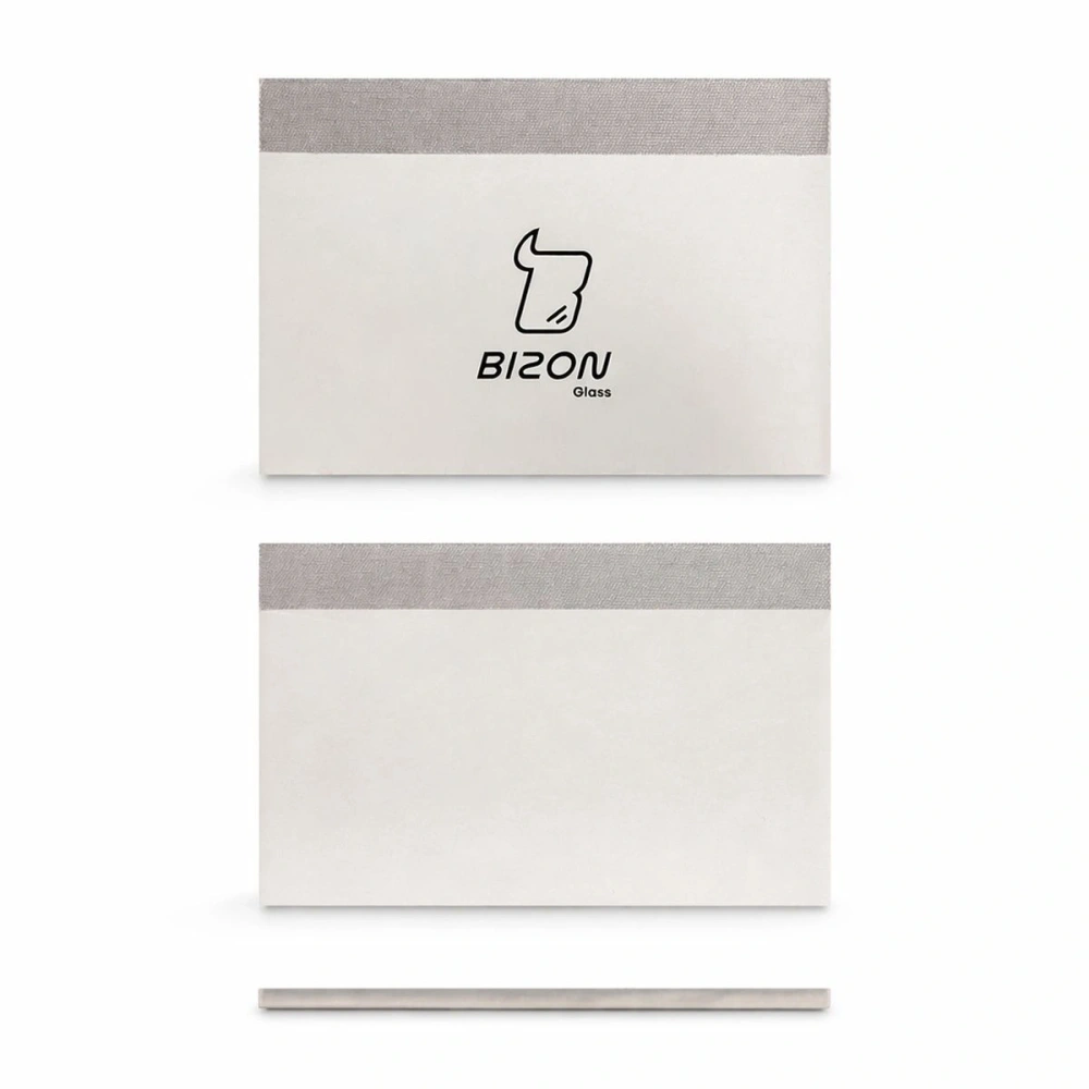 Zestaw rakli do montażu folii i szkła Bizon Accessories Squeegee biało-szara [3 PACK]