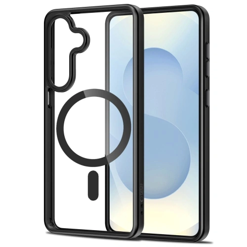 Etui Tech-Protect Magmat MagSafe do Samsung Galaxy S26 Black/clear