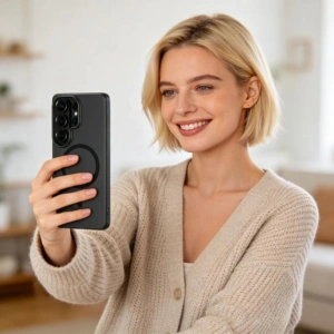 Etui Tech-Protect MagSlim MagSafe do Samsung Galaxy S26 Ultra Matte/black