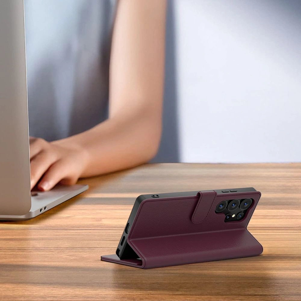 Etui Tech-Protect Wallet do Samsung Galaxy A36 / A56 / A37 5G Mulberry