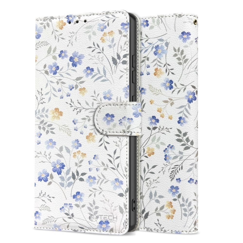 Etui Tech-Protect Wallet do Samsung Galaxy A57 5G Spring Flowers