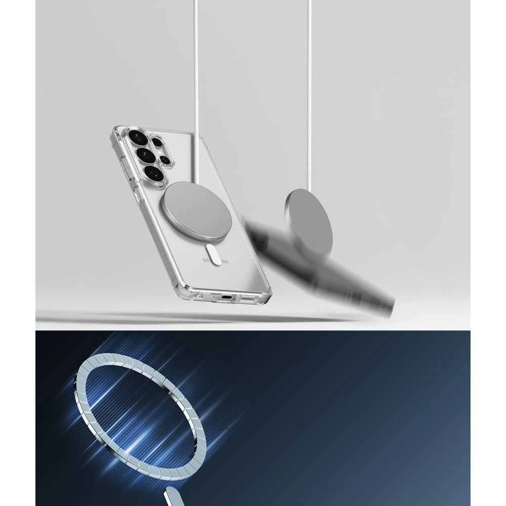 Etui Ringke Fusion Magnetic MagSafe do Samsung Galaxy S26 Ultra Clear