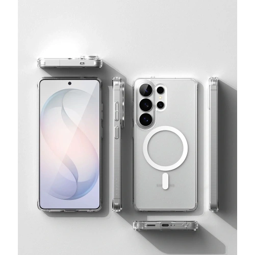 Etui Ringke Fusion Magnetic MagSafe do Samsung Galaxy S26 Ultra Matte Clear