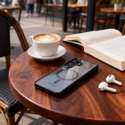 Etui Tech-Protect Magmat MagSafe do Samsung Galaxy S26+ Plus Black/clear