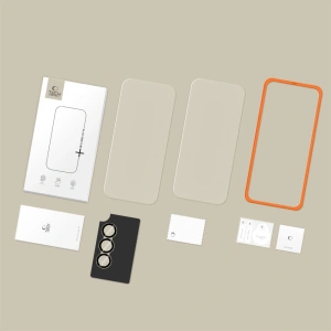 Szkło hartowane + szkło na aparat Tech-Protect Easy Set+ do Samsung Galaxy A57 5G Clear [2+1 PACK]