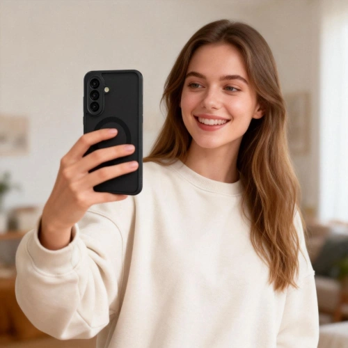 Etui Tech-Protect Magmat MagSafe do Samsung Galaxy A57 5G Matte Black