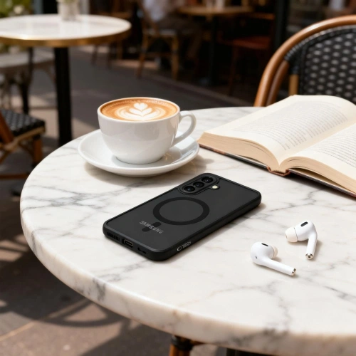 Etui Tech-Protect Magmat MagSafe do Samsung Galaxy A57 5G Matte Black