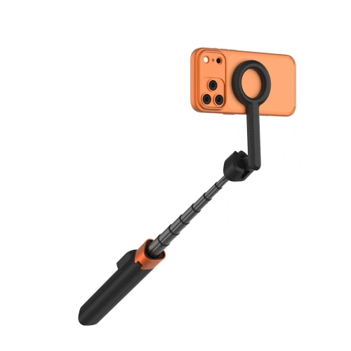 Kijek do selfie Tech-Protect L10D MagSafe Bluetooth Selfie Stick Tripod Black/orange