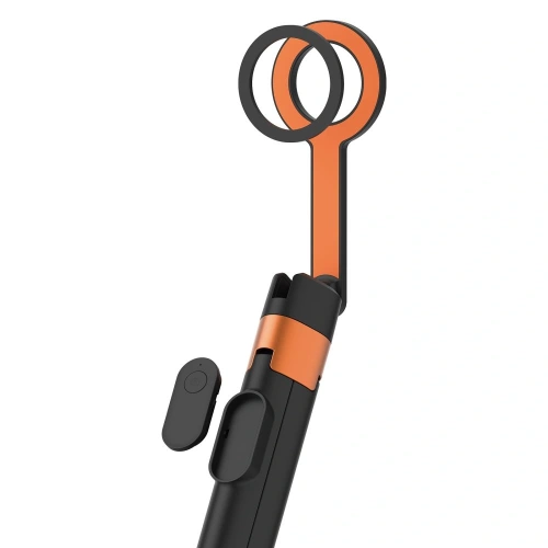 Kijek do selfie Tech-Protect L10D MagSafe Bluetooth Selfie Stick Tripod Black/orange