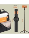 Kijek do selfie Tech-Protect L10D MagSafe Bluetooth Selfie Stick Tripod Black/orange