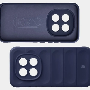 Pancerne etui Bizon Case Tur do Xiaomi Redmi Note 15 Pro+ Plus 5G / POCO M8 Pro 5G granatowe