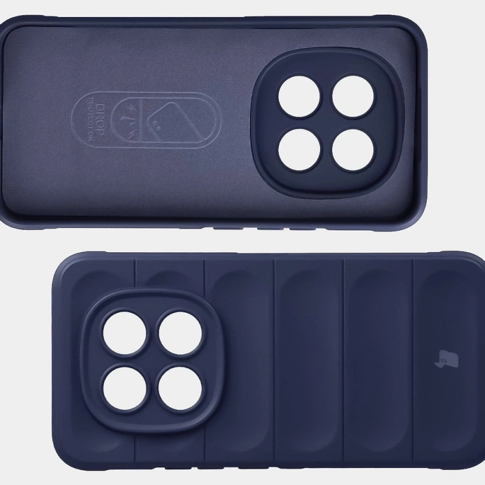 Pancerne etui Bizon Case Tur do Xiaomi Redmi Note 15 Pro+ Plus 5G / POCO M8 Pro 5G granatowe