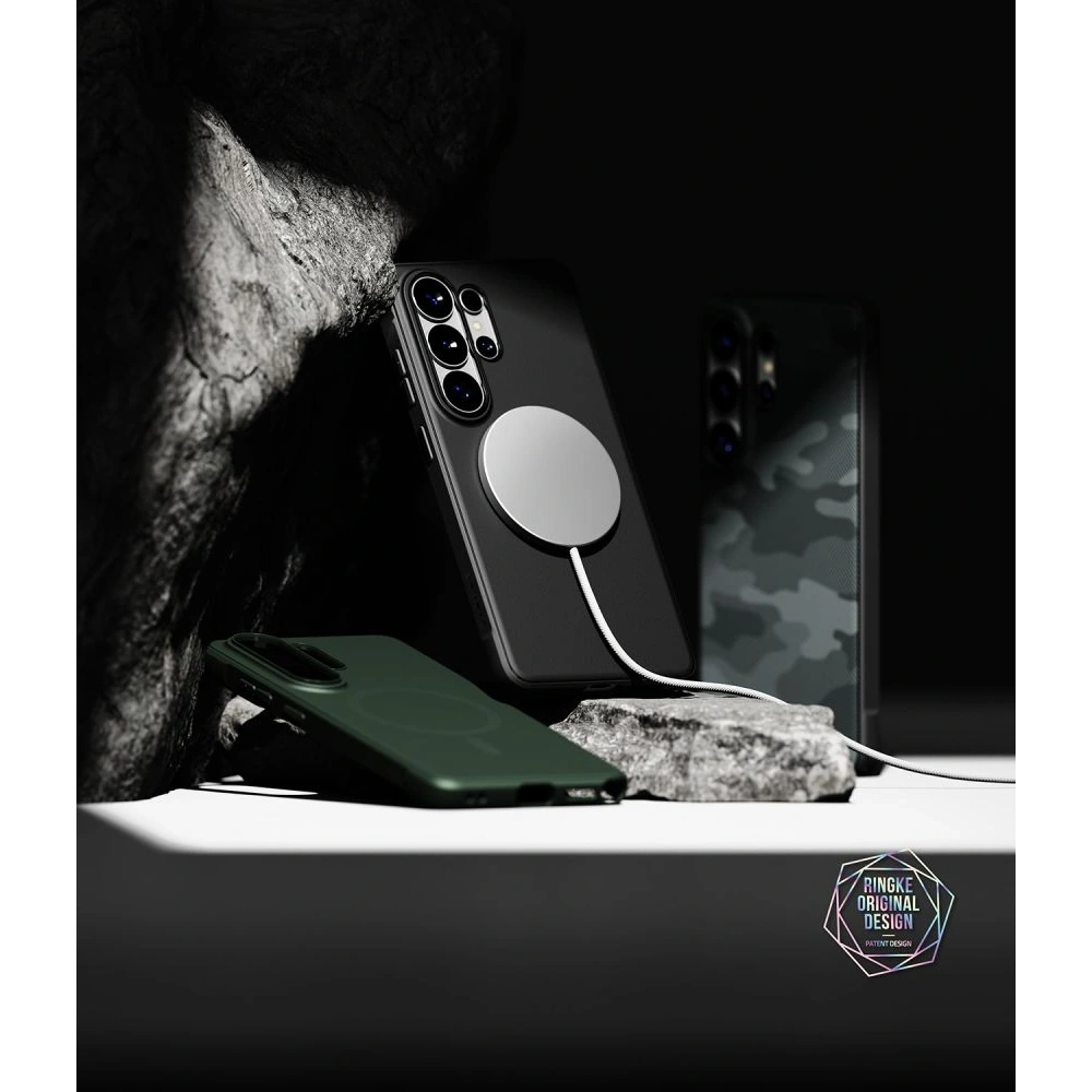 Etui Ringke Onyx Magnetic MagSafe do Samsung Galaxy S26 Ultra Camo Black