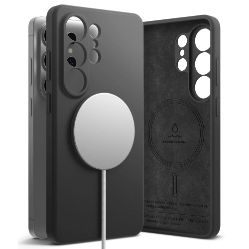 Etui Ringke Silicone Magnetic MagSafe do Samsung Galaxy S26 Ultra Black