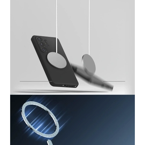 Etui Ringke Silicone Magnetic MagSafe do Samsung Galaxy S26 Ultra Black