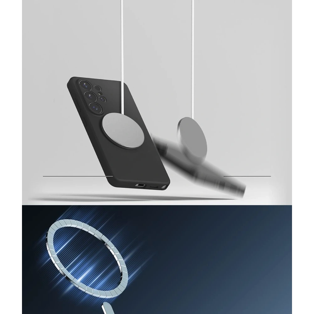 Etui Ringke Silicone Magnetic MagSafe do Samsung Galaxy S26 Ultra Black