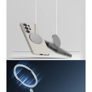 Etui Ringke Silicone Magnetic MagSafe do Samsung Galaxy S26 Ultra Stone