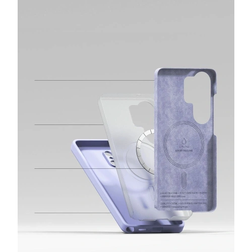 Etui Ringke Silicone Magnetic MagSafe do Samsung Galaxy S26 Ultra Lavender