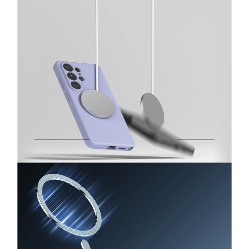 Etui Ringke Silicone Magnetic MagSafe do Samsung Galaxy S26 Ultra Lavender