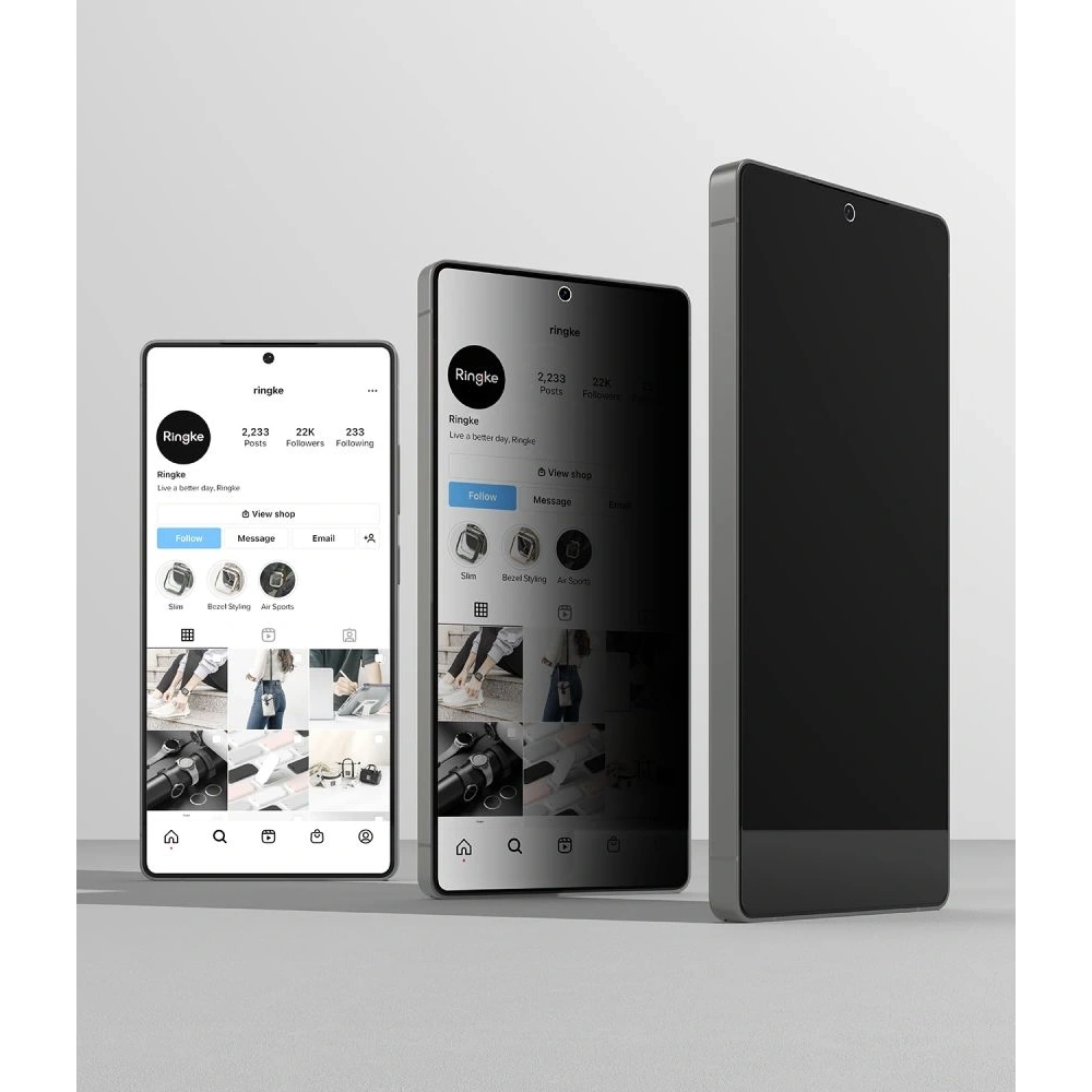 Szkło prywatyzujące Ringke Easy Slide do Samsung Galaxy S26 Ultra Privacy [2 PACK]