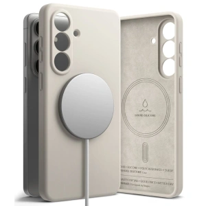 Etui Ringke Silicone Magnetic MagSafe do Samsung Galaxy S26+ Plus Stone